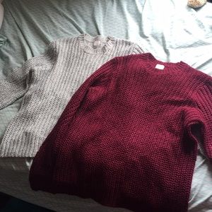 two sweaters